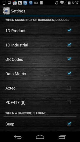 QR сканер штрих-кода для Android — скриншот 4