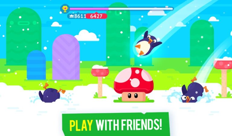 Bouncemasters: прыжки пингвина для Android