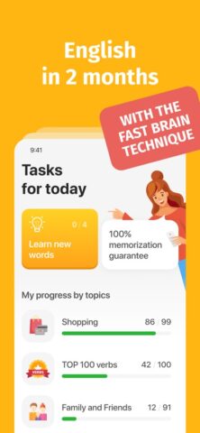 Bright — учить английский язык для iOS