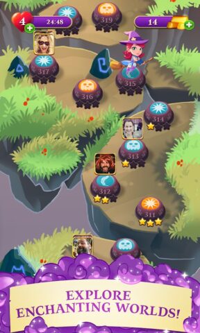 Bubble Witch 3 Saga لنظام Android