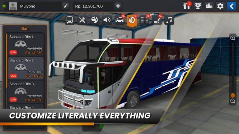 Bus Simulator Indonesia для Android — скриншот 3
