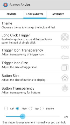Button Savior Non Root pour Android