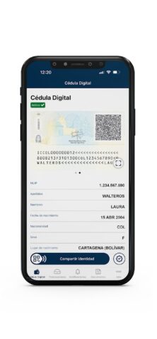 Cédula Digital Colombia لنظام Android