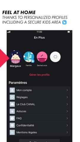 Android 用 myCANAL, TV en live et replay
