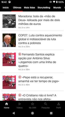 CNN Portugal für Android