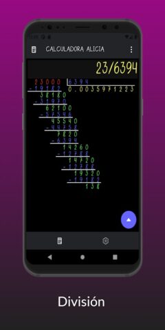 Calculadora Alicia per Android