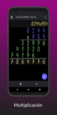 Android 用 Calculadora Alicia