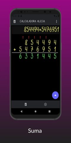 Android 版 Calculadora Alicia