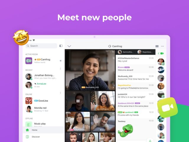 Camfrog: Live Cam Video Chat para iOS
