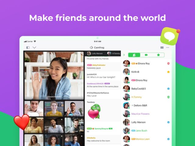 iOS용 Camfrog: Live Cam Video Chat