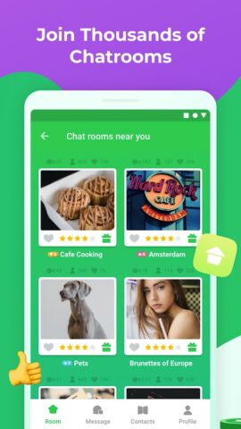 Android 版 Camfrog: 实时视频聊天室