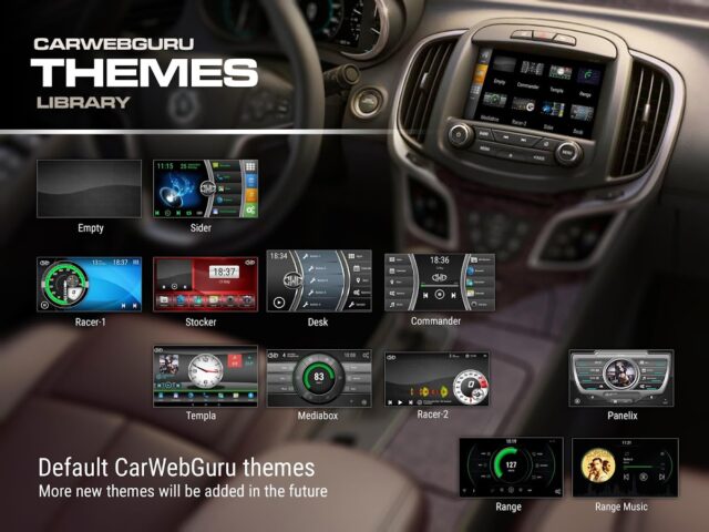 CarWebGuru Car Launcher لنظام Android