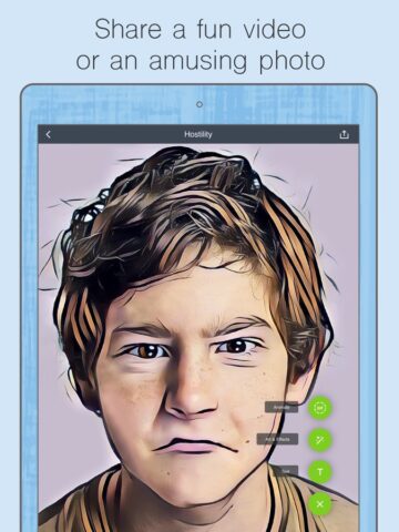 Cartoon Face: анимация лица для iOS