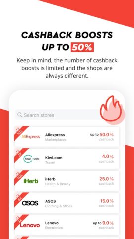 Cashback — LetyShops untuk Android