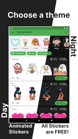 Стикеры Telegram мега каталог для Android — скриншот 4