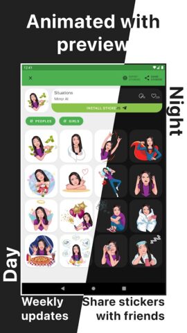 Стикеры Telegram мега каталог для Android — скриншот 5