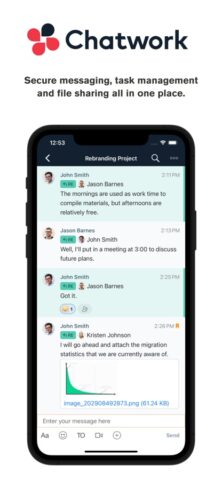 Chatwork – Business Chat App untuk iOS