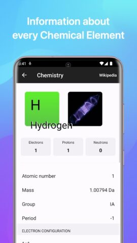 Химия для Android — скриншот 3