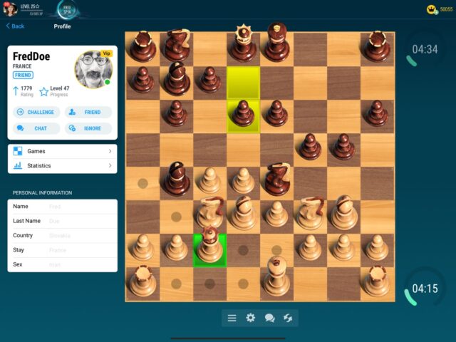 الشطرنج على الإنترنت لنظام iOS