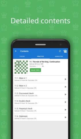 Scuola di scacchi per Android