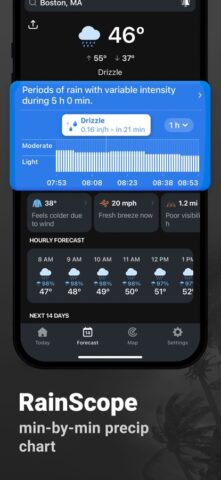 iOS 版 Clime: 氣象雷達