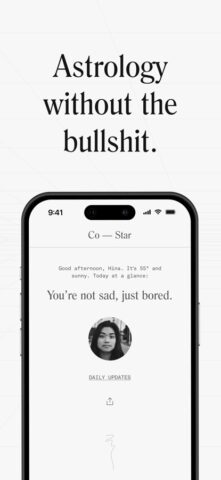 iOS 用 Co–Star Personalized Astrology