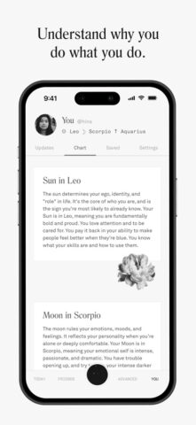 Co–Star Personalized Astrology لنظام iOS