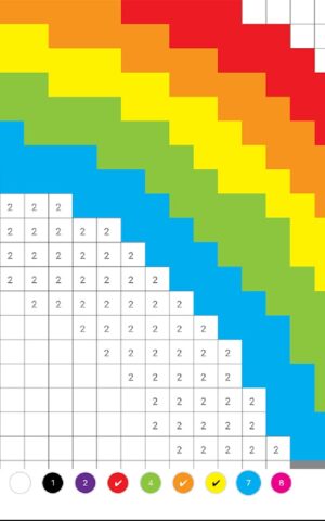 Android용 숫자 색칠 게임 – 번호 색 – Pix Draw