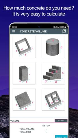 Concrete Calculator cho Android