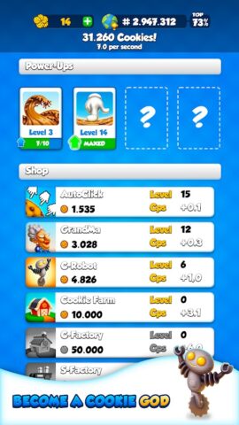 Cookie Clickers™ для Android — скриншот 3