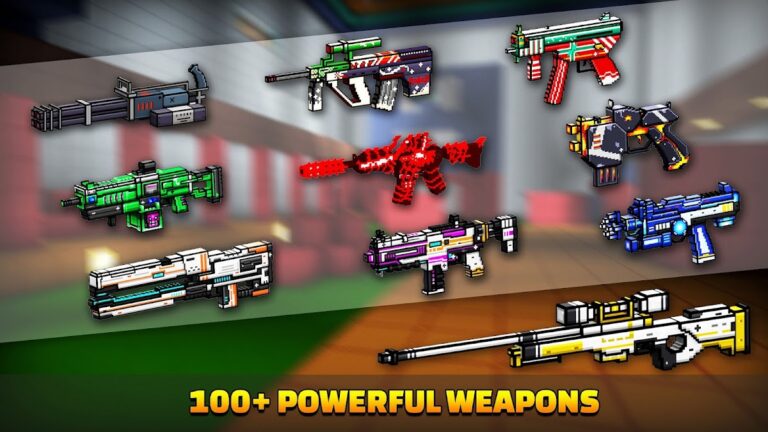 Cops N Robbers:Pixel Craft Gun for Android