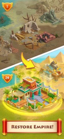 Cradle of Empires Match 3 game per iOS