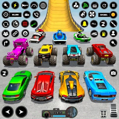 Crazy Ramp Car Stunt Master 3D لنظام Android