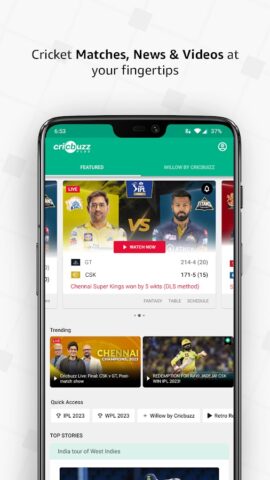 Cricbuzz – Live Cricket Scores لنظام Android