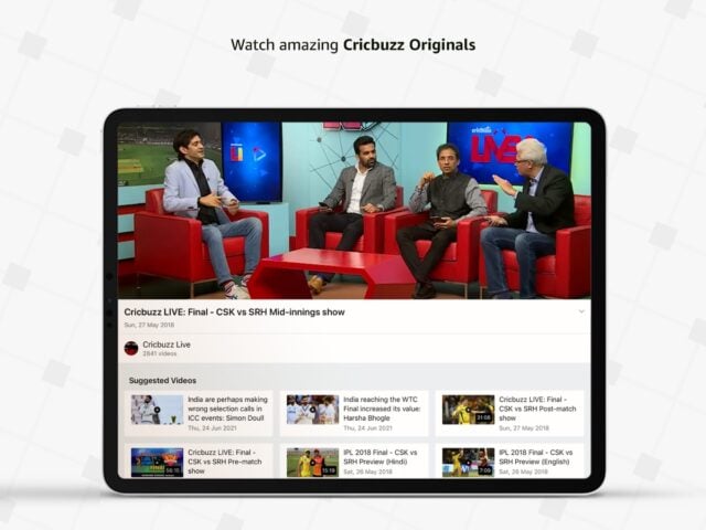 Cricbuzz Live Cricket Scores para iOS
