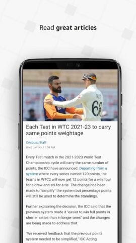 Cricbuzz – Live Cricket Scores cho Android