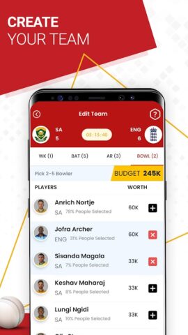 Cricwick – Live Cricket Scores cho Android