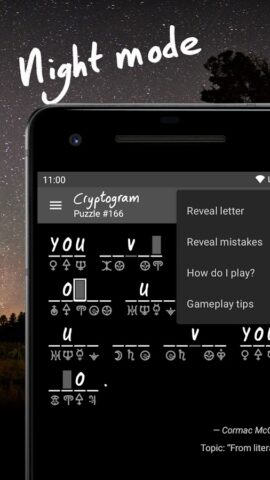 Cryptogram – puzzle quotes pour Android
