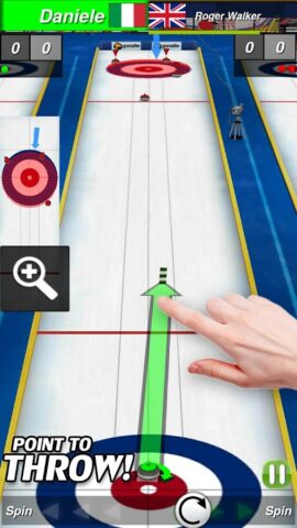 Curling 3D для Android — скриншот 1