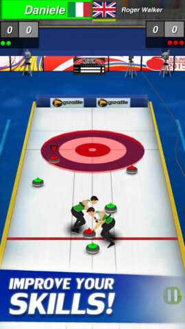 Curling 3D для Android — скриншот 2