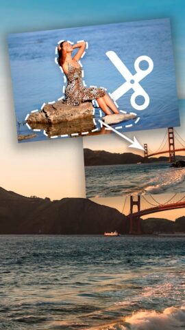 Вырезать Вставить Фото Без Шва для Android — скриншот 1