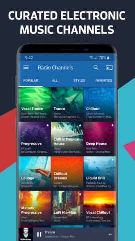 DI.FM Elektronisches Musik für Android
