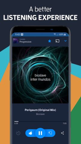 Радио DI.FM электронная музыка для Android
