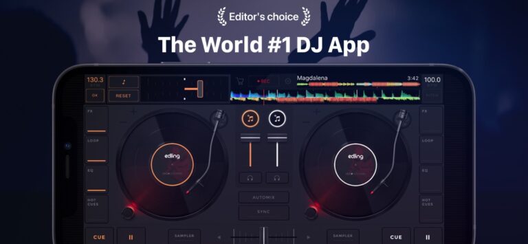 edjing Mix — диджей микшер для iOS