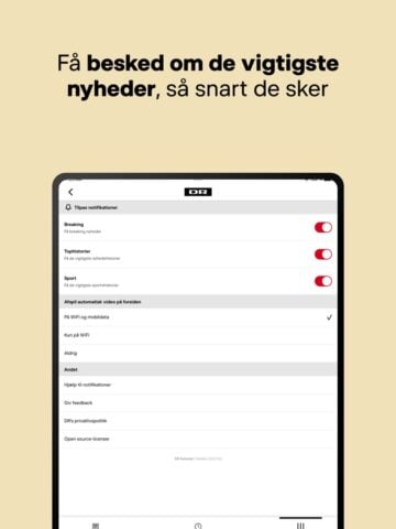 DR Nyheder for iOS