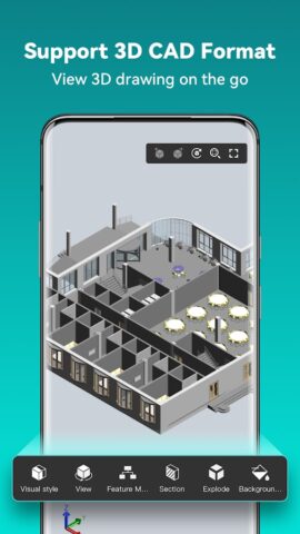 DWG FastView-CAD Viewer&Editor для Android — скриншот 2