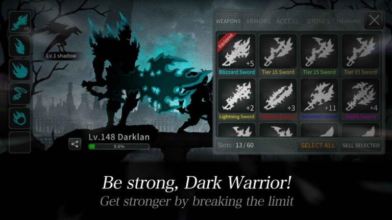 سيف الظلام (Dark Sword) لنظام Android