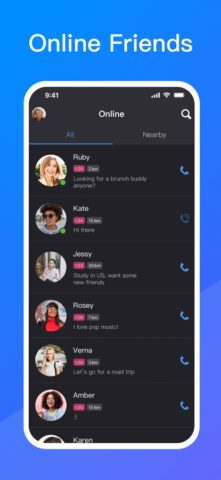 DatingApp Goodnight:Voice Chat لنظام iOS