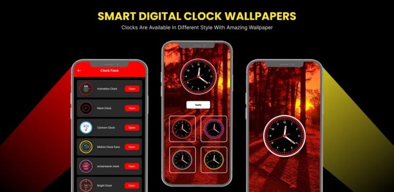 Sfondi orologio digitale per Android