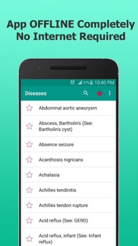 Android için Diseases Dictionary Offline